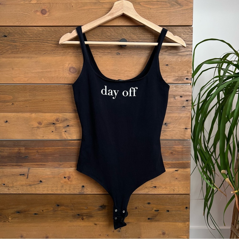 Dynamite Black Graphic Bodysuit